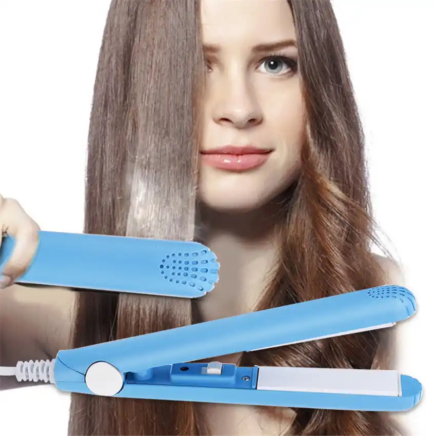 Hair Brush Hair Straightener Comb Hair Curler Salon 2 In 1 Roller