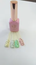 Recién llegado, Gel de esmalte de uñas de huevo de codorniz, 15ML, Gel UV de cáscara de huevo, efecto de punto, laca de uñas semipermanente para arte de uñas