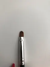 Monja-pincel de pintura con mango negro para decoración de uñas, herramienta de manicura DIY para extensión de Gel UV, 1 unidad