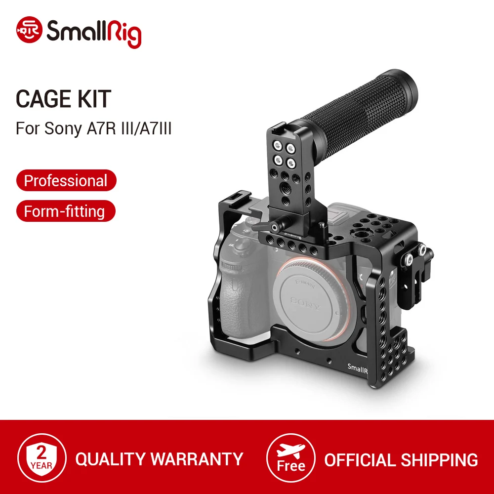 Комплект клетки SmallRig A7iii для камеры Sony A7R III/A7III с верхней ручкой NATO + НАТО HDMI кабель