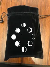 Bolsa de almacenamiento de Tarot de terciopelo, 12 Constelaciones, juego de mesa de cartas, Mini bolsa con cordones, juego de mesa