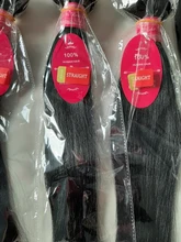 Pelo recto mechones con cierre brasileño extensiones de pelo ondulado mechones con cierre Jet Back extensiones de cabello humano mechones con cierre cabello Remy