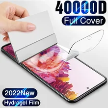 40000D Hydrogel Film Screen Protector For Samsung Galaxy S20 S21 S22 Ultra FE S7 S8 S9 Plus Screen Protector On For A50 A70 A51