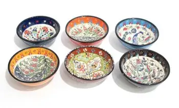 

Handmade Ceramic Relief Turkish Style custom design authentic decorative bowl cookie seasoning breakfast bowl Historic Retro