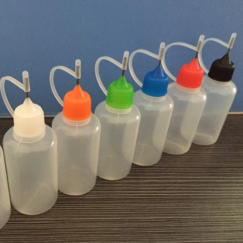 5pcs 3/10/15/20/30/50/60/100/120ML translucent cigarette oil bottle DIY scrapbook process for children hard hat dropper coating
