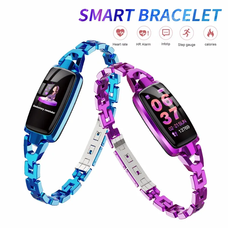 

DR66 Smart Watch Women Heart rate monitor Pedometer blood pressure watch fitness bracelet for women health bracelet wristband