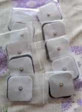 Tens-Electrode-Pads Conductive-Gel-Pad Therapy-Massager Body-Acupuncture Pulse-Stimulator