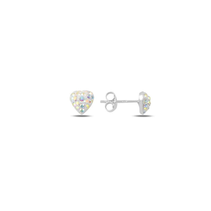 

Armagano Zircon Stone Heart Earrings