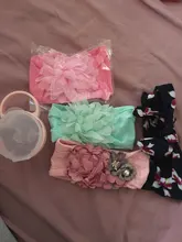 Diadema elástica con lazo para bebé, diadema de flores 3D, accesorios para el cabello de princesa, 1 Uds.