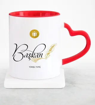 

Personalized Professional President Red Heart Mug Cup-3
