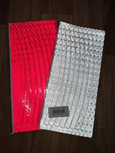 1 paquete de bicicleta reflector 21cm x 8cm fluorescente bicicleta pegatina bicicleta ciclismo de llanta de rueda de pegatinas reflectantes de etiqueta