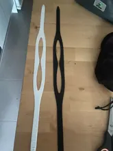 2 uds. De gafas de natación universales, negras y transparentes, accesorios de repuesto para la cabeza con correa de silicona