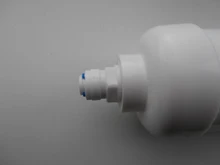 RO Water Pipe Fitting 1/4 OD Hose 1/8 1/4 3/8 BSP Male Thread With Seal Ring Plastic