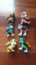 Figuras de acción de la Patrulla Canina, set de 7 piezas de juguetes para niños, figuras extraíbles de Capitán Ryder, Pow Patrol, Psi Patrol