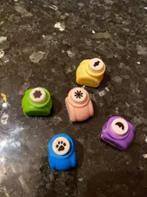 Mini cortador para álbum de recortes, cortador para cortar a mano, tarjetas, estampado de calicó, bricolaje, flor, manualidades de papel, perforadora en forma de agujero, 5 unids/lote