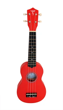 

Lis-100red ukulele soprano, red, listen