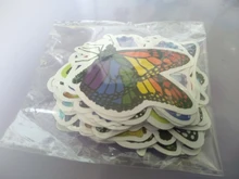Paquete de pegatinas de mariposa para ordenador portátil, pegatinas de papelería de guitarra, nevera, coche, botella, juguetes para niños, 10/30/50 Uds.