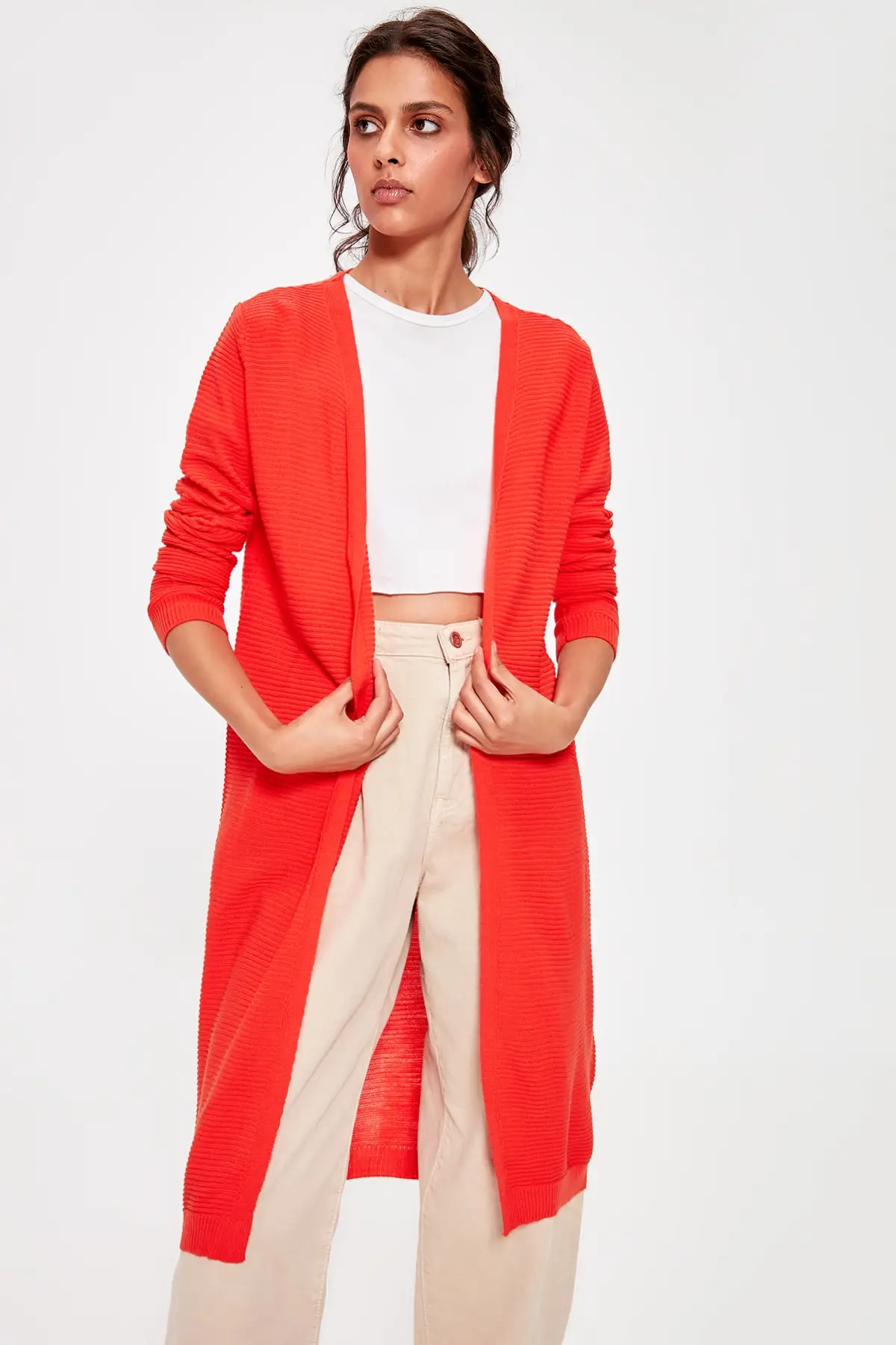 Trendyol Коралловый свитер кардиган TWOAW20HI0039 |