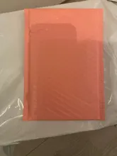 Sobres acolchados de burbujas para correo, 100 uds., película de perlas, regalo, correo, bolsa de sobre para libro, revistas forrado, autosellado, rosa