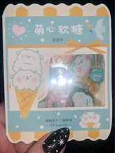 VanYi-adhesivo de papelería Kawaii, pegatinas coreanas de escritorio, dibujos animados, pegatina decorativa para uso diario, 45 Uds./PVC
