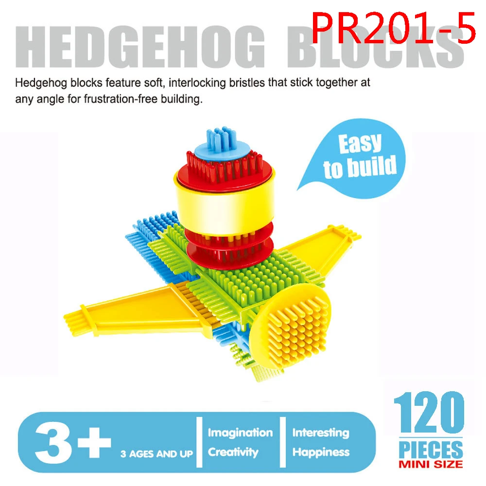 

PR201, 3yrs up brain using educational DIY plastic assembling toys. 170pcs parts a bag.