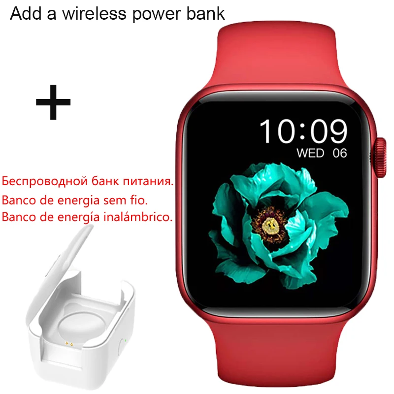 IWO Smart Watch Men Series 7 Wireless Charge Smartwatch Women Heart Rate Watches Bluetooth Call Fitness Tracker For Android IOS 