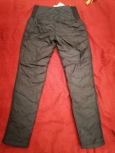 Women Winter Pant Ladies Formal Trousers High-Waist-Duck-Down Casual Warm Work Slim Long