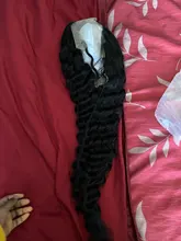 Peluca con malla frontal para mujer, cabello humano de 13x4 con ondas profundas, prearrancado con pelo de bebé, sin pegamento, Remy brasileño, peluca con malla frontal