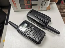 (2 uds) Mini portátil Walkie Talkie Radio portátil de alta potencia VHF de Radio amateur bidireccional comunicador transceptor рация 5 KM