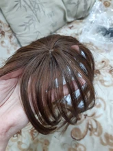 SHANGKE-flequillo de pelo sintético 3D para mujer, extensiones de cabello postizo con Clip, resistente al calor, accesorios para cabello falso, peluca