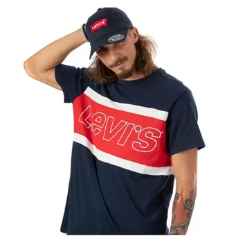 

SS COLOR BLOCK TEE Dress Blues