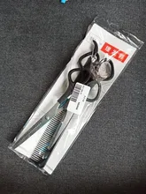 Tijeras profesionales para cortar el pelo, herramienta de estilismo, peine de peluquería, 3 uds.