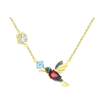

Sokolov necklace in yellow gold with a mix of stones, fashion jewelry, 585, women's male
