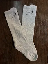 Calcetines divertidos para bebés de 0 a 3 años por encima de la rodilla, medias largas con dibujos de conejo, calcetines para niñas, miea