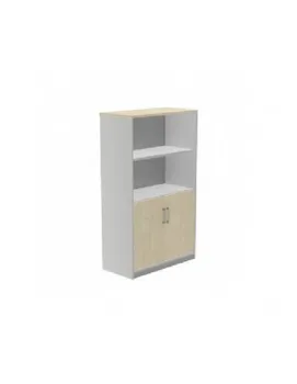 

WARDROBE ROCADA WITH DRAWERS CABINETS ALUMINUM/BEECH