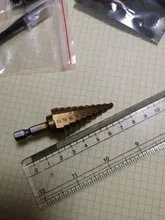 Taladro de cono de titanio hexagonal HSS 4241 de 4-22MM, cortador de agujeros para hoja de acero de alta velocidad, carpintería, madera, Metal, herramientas eléctricas de perforación