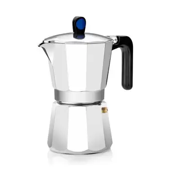 

Cafetera monix induction express - 6 tazas - aluminio con recubrimiento antiadherente - mango ergonómico - exterior aluminio -
