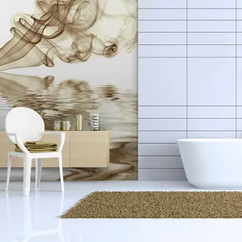 

Wall mural-Smoke curls - 300x231 cm