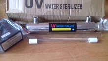 De acero inoxidable UV esterilizador de agua ultravioleta de lámpara de tubo directo beber agua Filtro de desinfección de peces de acuario tanque purificador