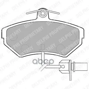 Тормозные Колодки Delphi Lp1631 Delphi арт. LP1631