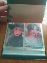 64 tarjetas de capacidad Mini titular carpetas álbumes con bling funda transparente para 6*6*9cm juegos tarjeta multifunción manga titular