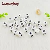 Lcmombay 500pcs Silicone Letters Beads Baby Teething Teethers English Alphabet Letter Beads BPA Free Baby Shower Gifts 12MM 5