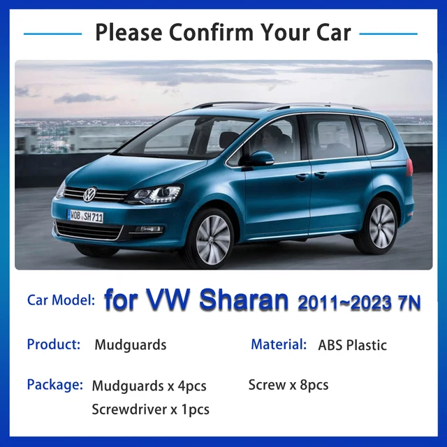 4X Kotflügel Für Volkswagen VW Sharan 7N 2022 Zubehör 2011 ~ 2023 Seat  Alhambra Splash Schutz Vorne Hinten Kotflügel Auto zubehör - AliExpress