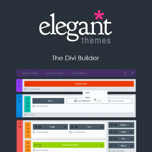 Divi Builder-temática elegante