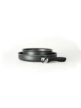 

Set of 2 pans 20 + 26 + removable handle TVs Comby