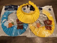 Gorro de baño ajustable para bebés y niños, gorro de ducha suave con champú para la cabeza de niños a bebés, visera de baño para niños