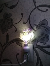 Lamp Mushroom Night-Lighting LED Romantic Lilac Home-Art-Decor Colorful Us/eu-Plug Lovely