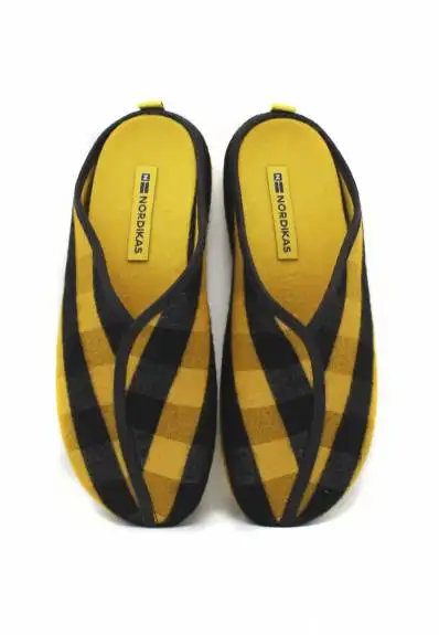 Nordikas Zapatillas casa mujer dortmund mostaza abierta|Zapatillas| -  AliExpress