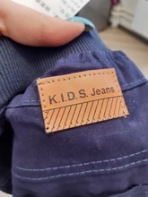 Pantalones vaqueros grandes con letras azules para niños, pantalón informal de cintura elástica, pantalones largos de tubo, 4-16T, Otoño, 2021