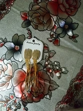 2019 oro nuevo Color de cristal borla clip en pendientes sin perforar para las mujeres boda Brinco joyería de moda regalos